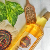 روغن ارده کنجد ایرانی تازه یک لیتری داهمان با نشان کیفیت (درب آرام ریز)
