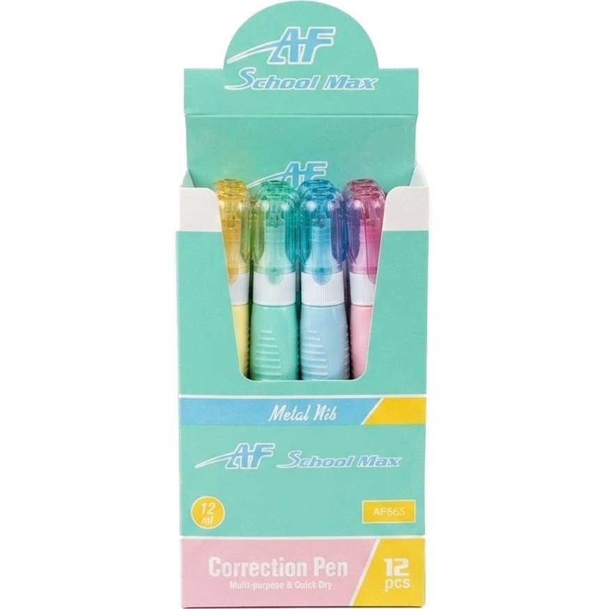 لاک غلط گیر اسکول مکس قلمی بدنه پاستلی 12 میل AF565