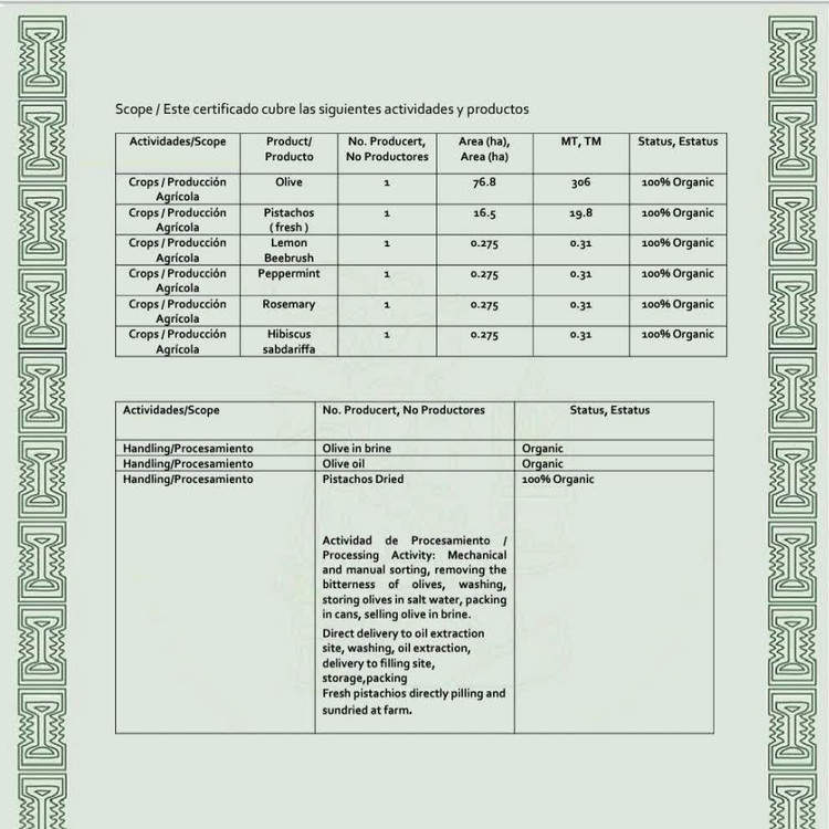 روغن زیتون فرابکر فدک ارگانیک مزرعه سیداحمد بلندنظر
