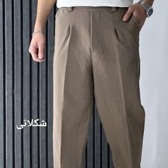 شلوار نیم بگ مردانه کلاسیک مازراتی درجه یک