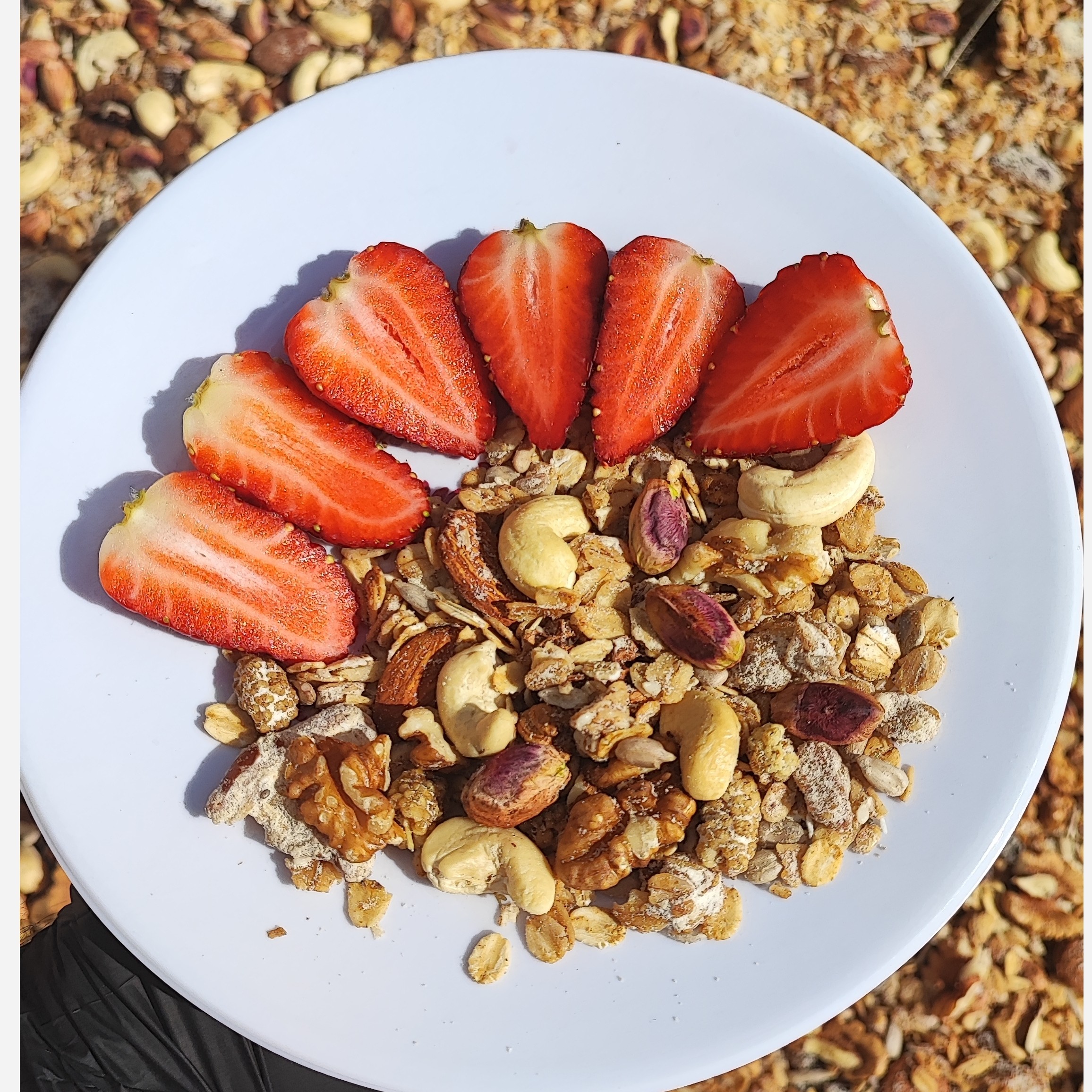 گرانولا 1 کیلویی سوپریم پرانرژی پرمغز + پروتئین وی(تولید روزانه)