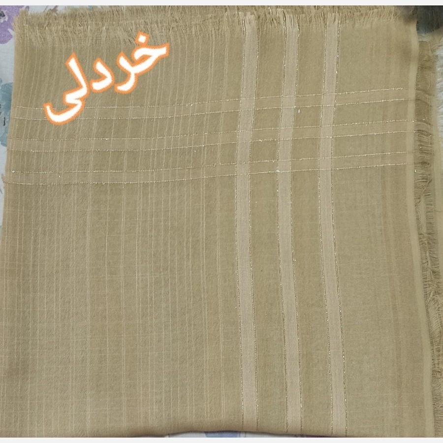روسری لنین نخی تمام لمه دار قواره 140 سبک و کاربردی