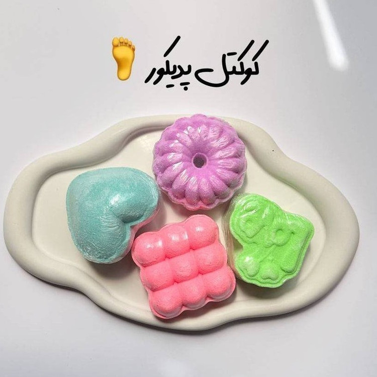 کوکتل پدیکور پا ( آرایشی هوتران)