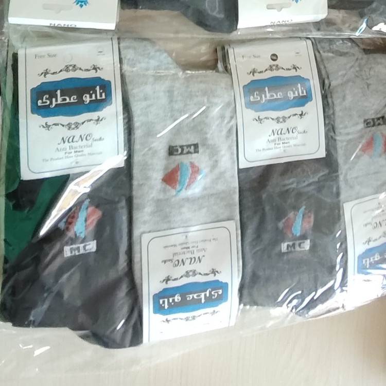 جوراب مردانه نانو پک 6تایی و 12تایی