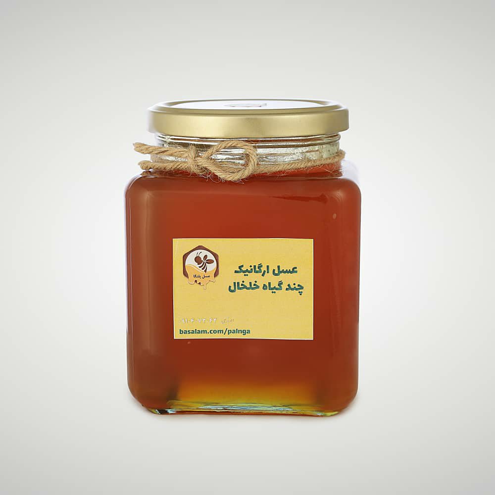 عسل تازه ارگانیک خام چند گیاه دیابتی شهد روان (1کیلو) برداشت شهریور1405