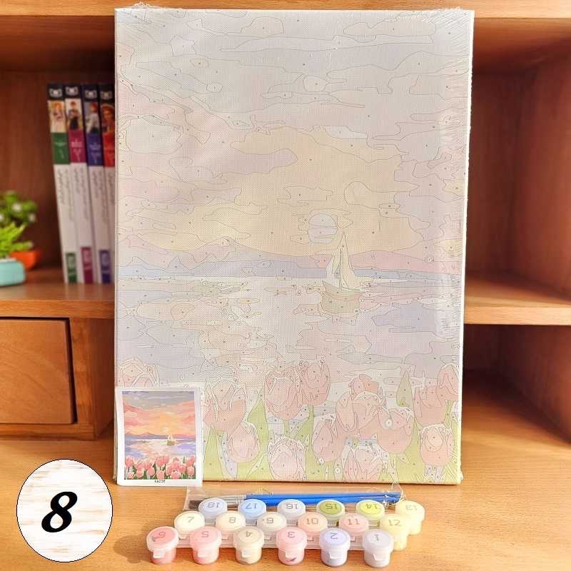 بوم نقاشی شماره دار سایز 30 در 40 سانتی متر