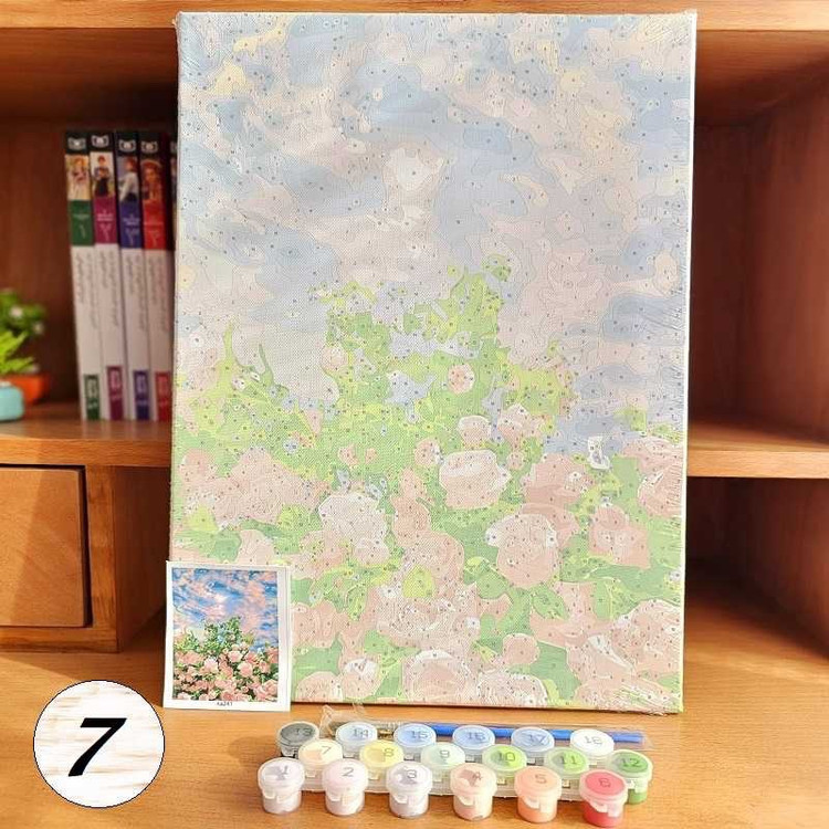 بوم نقاشی شماره دار سایز 30 در 40 سانتی متر