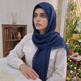 شال مشکی وال اسلپ مشکی و سرمه ای و نسکافه ای
