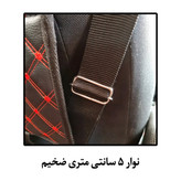 تشک سفری خودرو مدل تاشو مخصوص صندلی عقب با رویه چرم و فوم پلی اتیلن