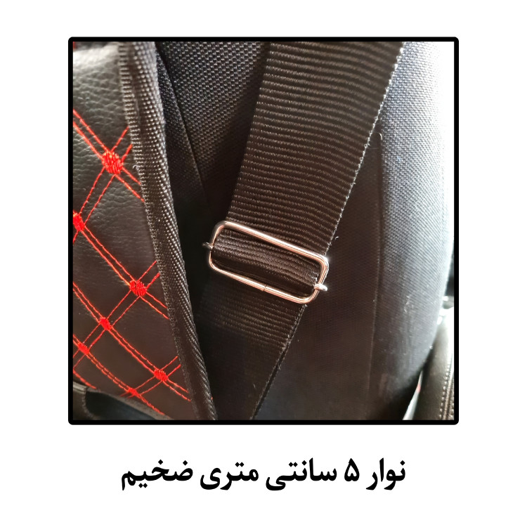 تشک سفری خودرو مدل تاشو مخصوص صندلی عقب با رویه چرم و فوم پلی اتیلن