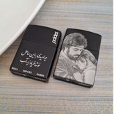 فندک عکس دلخواه (حک چهره) زیپو گازی با عکس خودت