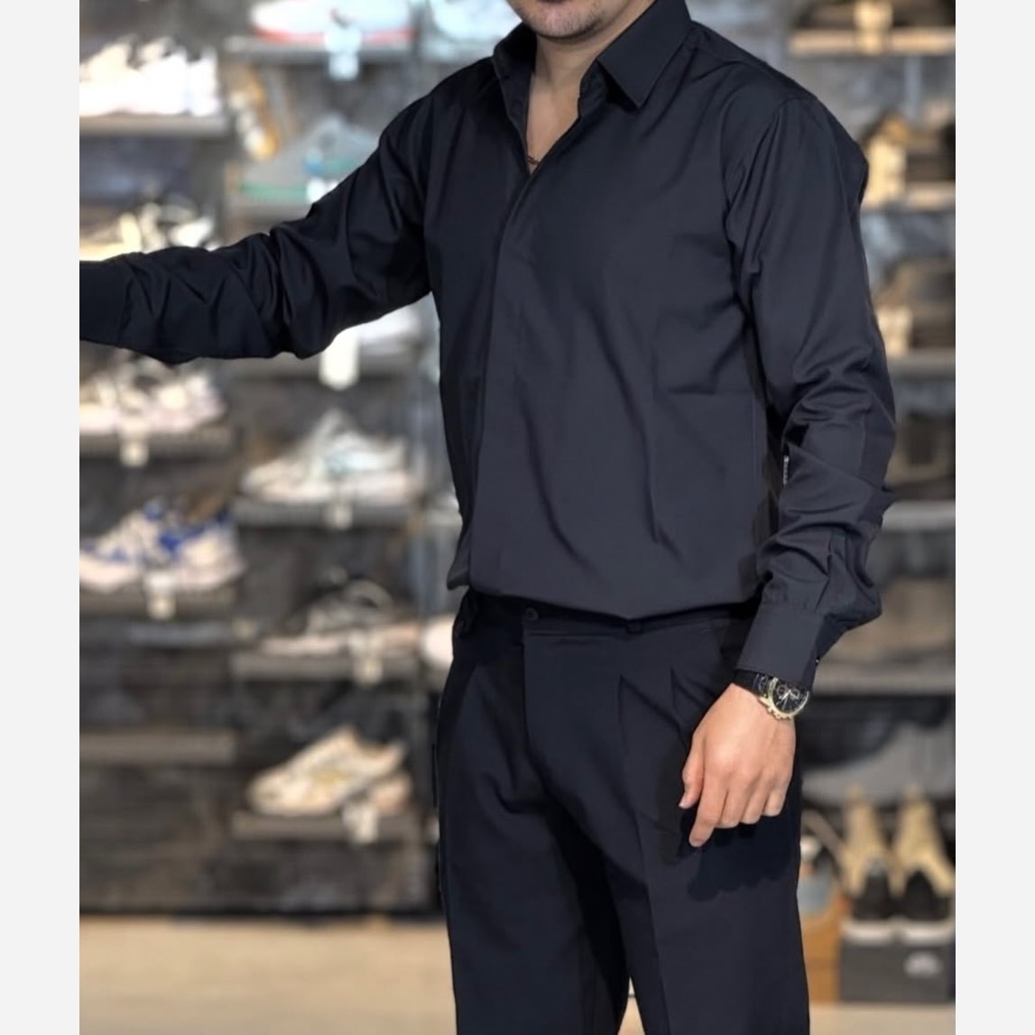 پیراهن مردانه دوشین ضد چروک