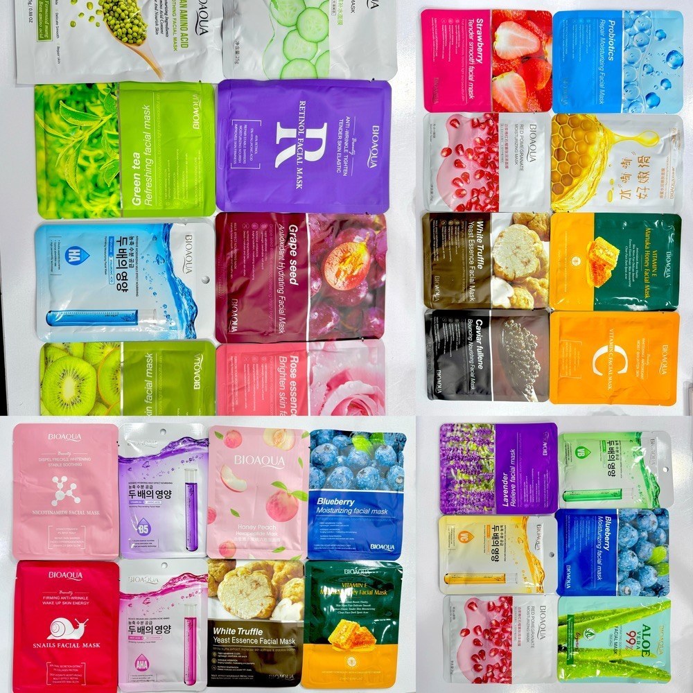 ماسک ورقه ای بیواکوا 25 گرم ( انتخاب رندوم )