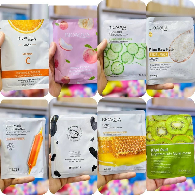 ماسک ورقه ای بیواکوا 25 گرم ( انتخاب رندوم )