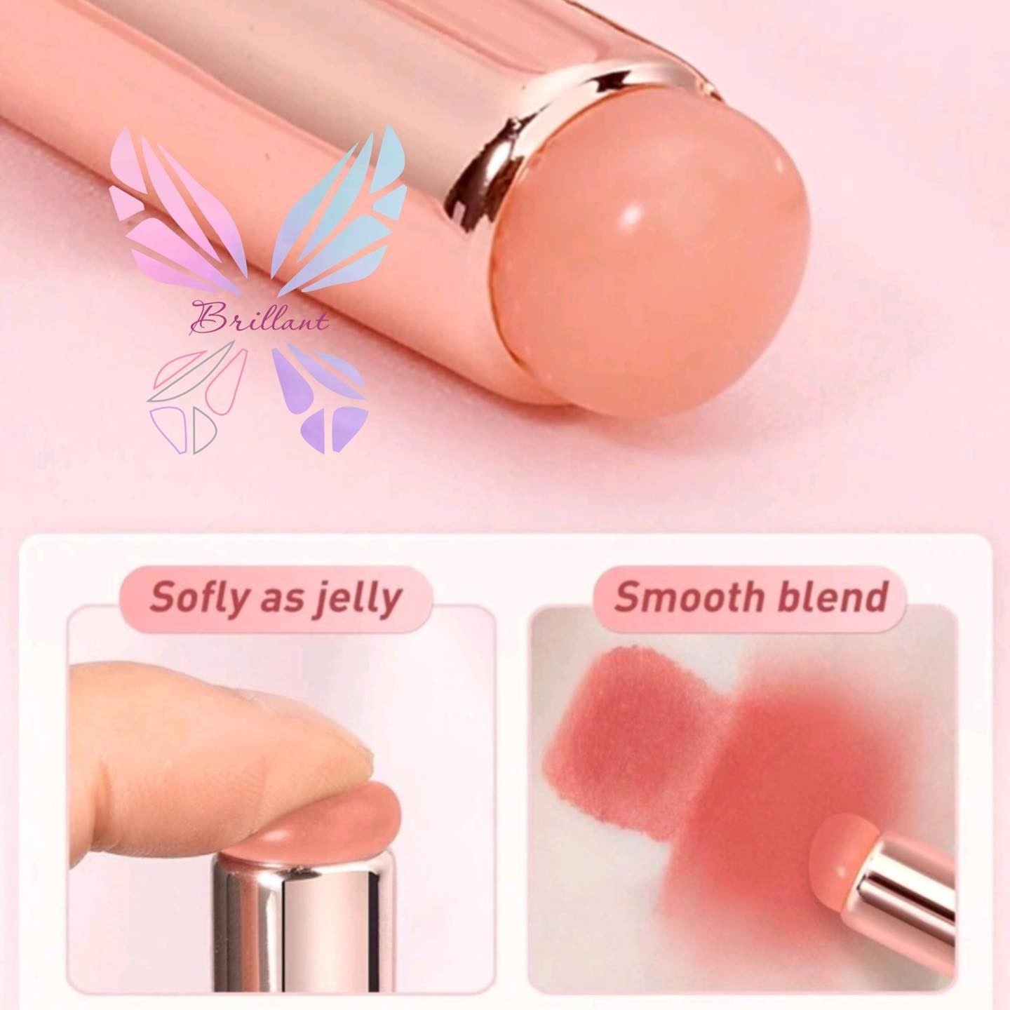 براش سیلیکونی تیکتاکی مخصوص فید مخملی مواد آرایشی ( آرایشی هوتران)
