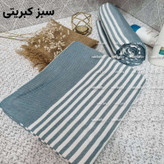 حوله یزدی نخی استخری سایز بزرگ 100 در 180 دور دوز و دارای رنگبندی صد در صد نخی برند رامش
