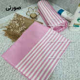 حوله یزدی نخی استخری سایز بزرگ 100 در 180 دور دوز و دارای رنگبندی صد در صد نخی برند رامش