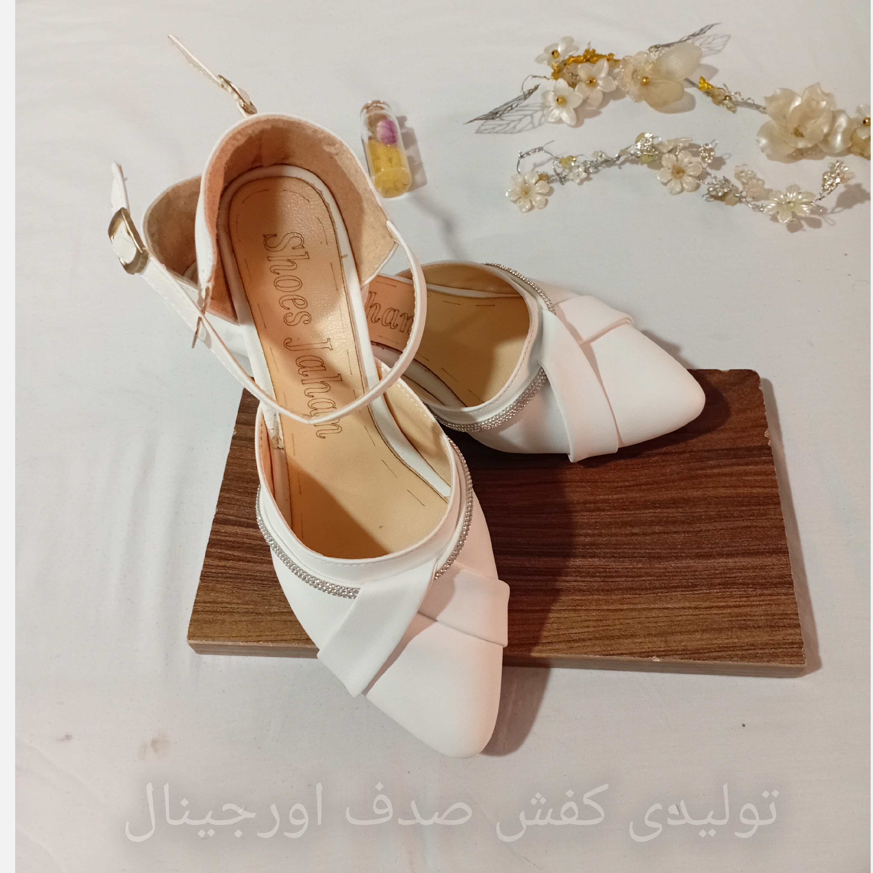کفش مجلسی زنانه جلو بسته نگینی برند صدف گلد ، حتی برای پنجه های پهن،پاشنه 5سانت،کفش مجلسی پاشنه دار،37تا 42،