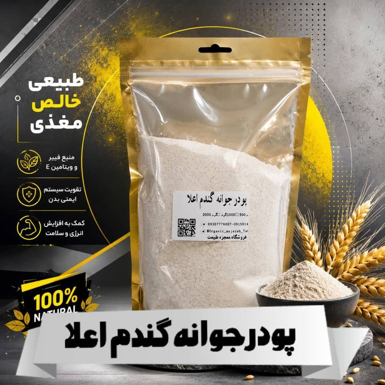 جوانه گندم اعلا (1000 گرمی )جوانه گندم