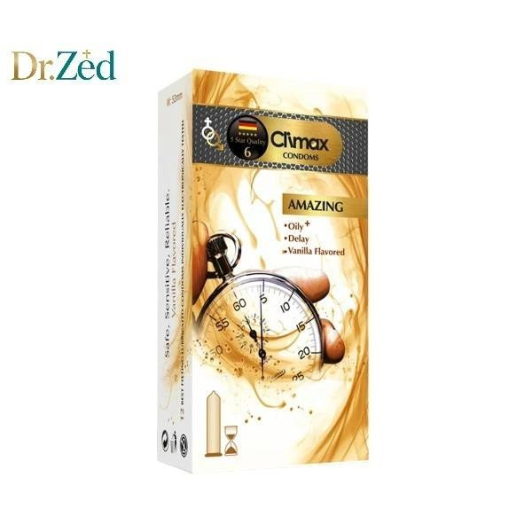 کاندوم کلایمکس مدل6 Amazing بسته 12 عددی