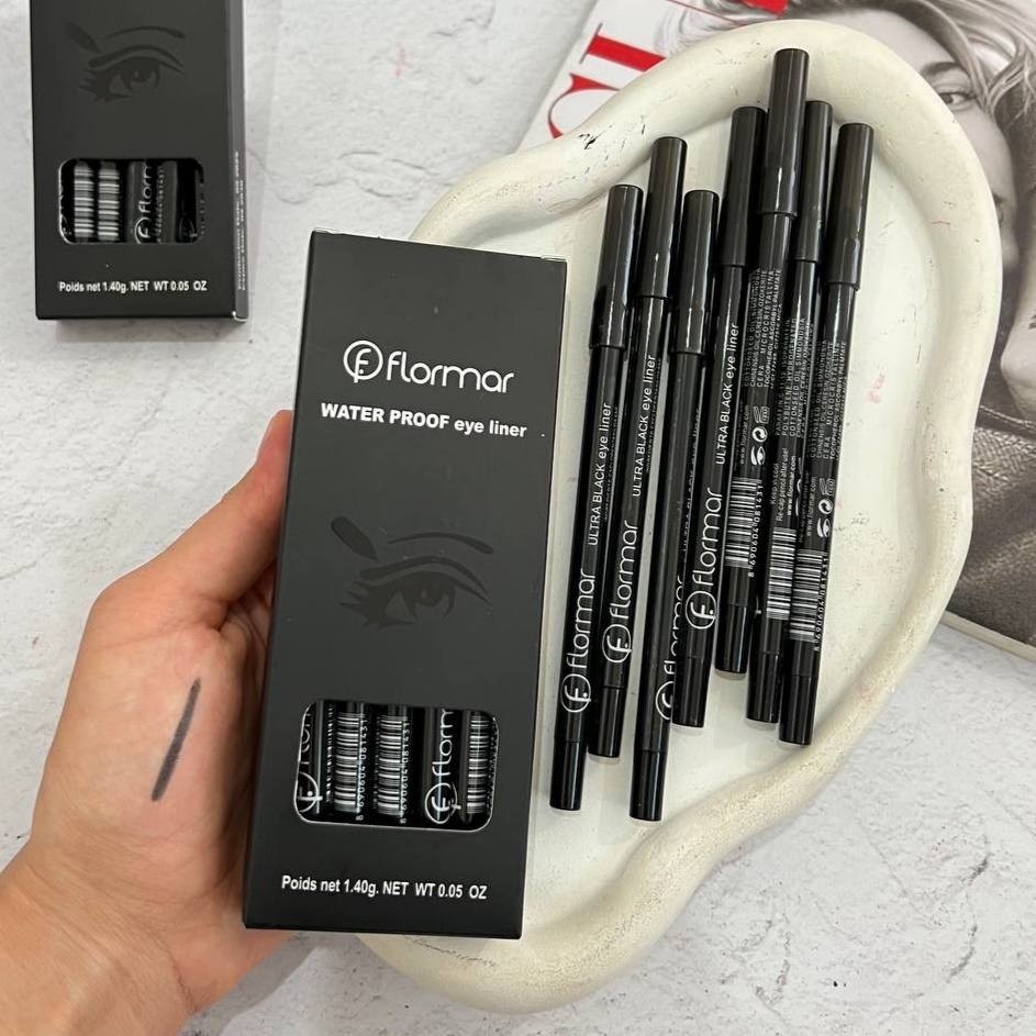 مداد چشم مشکی سرمه فلورمار FLORMAR Eyeliner Pencil