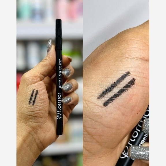 مداد چشم مشکی سرمه فلورمار FLORMAR Eyeliner Pencil