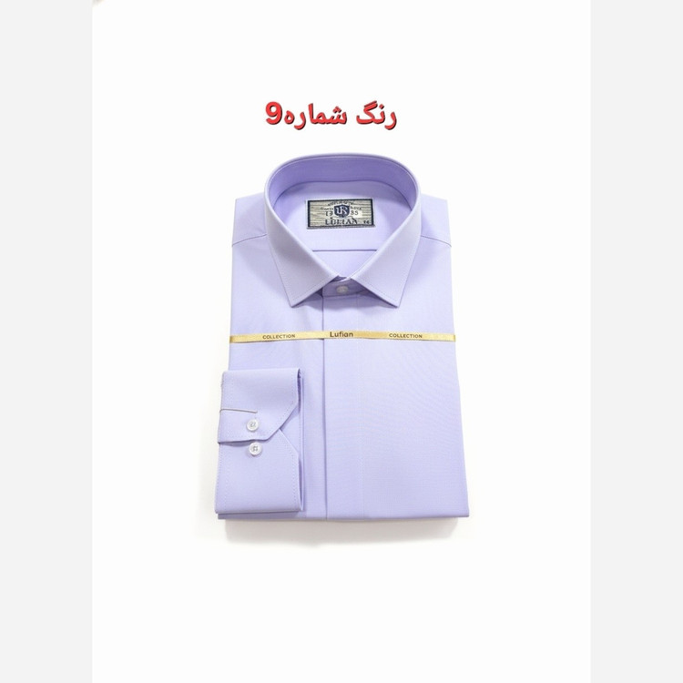 پیراهن مردانه مجلسی ساده،دکمه مخفی پارچه وارداتی
