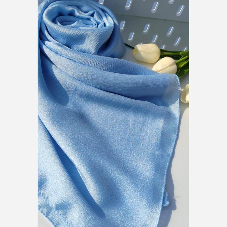 روسری مجلسی کریستال شیک ساده وجدیدبارنگبندی جذاب کد429 ازغرفه یکتااسکارف