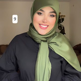 روسری مجلسی کریستال شیک ساده وجدیدبارنگبندی جذاب کد429 ازغرفه یکتااسکارف