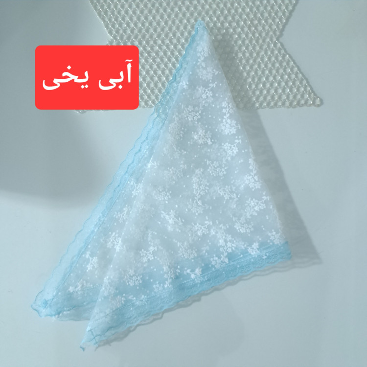 مینی اسکارف مجلسی سه گوش گل شکوفه ای کد303 فروش قسطی