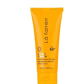 ضد آفتاب بی رنگ و ضد لک لافارر مناسب پوست چرب و آکنه دار با SPF50 حجم 40 میلی لیتر