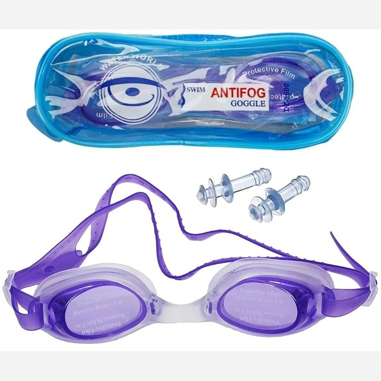 عینک شنا با گوشگیر وارداتی ANTIFOG