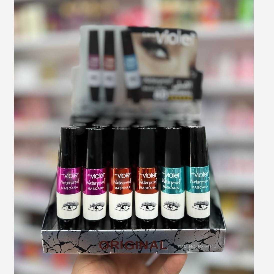 ریمل ویولت چشمی اصلی 3 فرچه انقضا 2028 میلادی ( آرایشی هوتران)