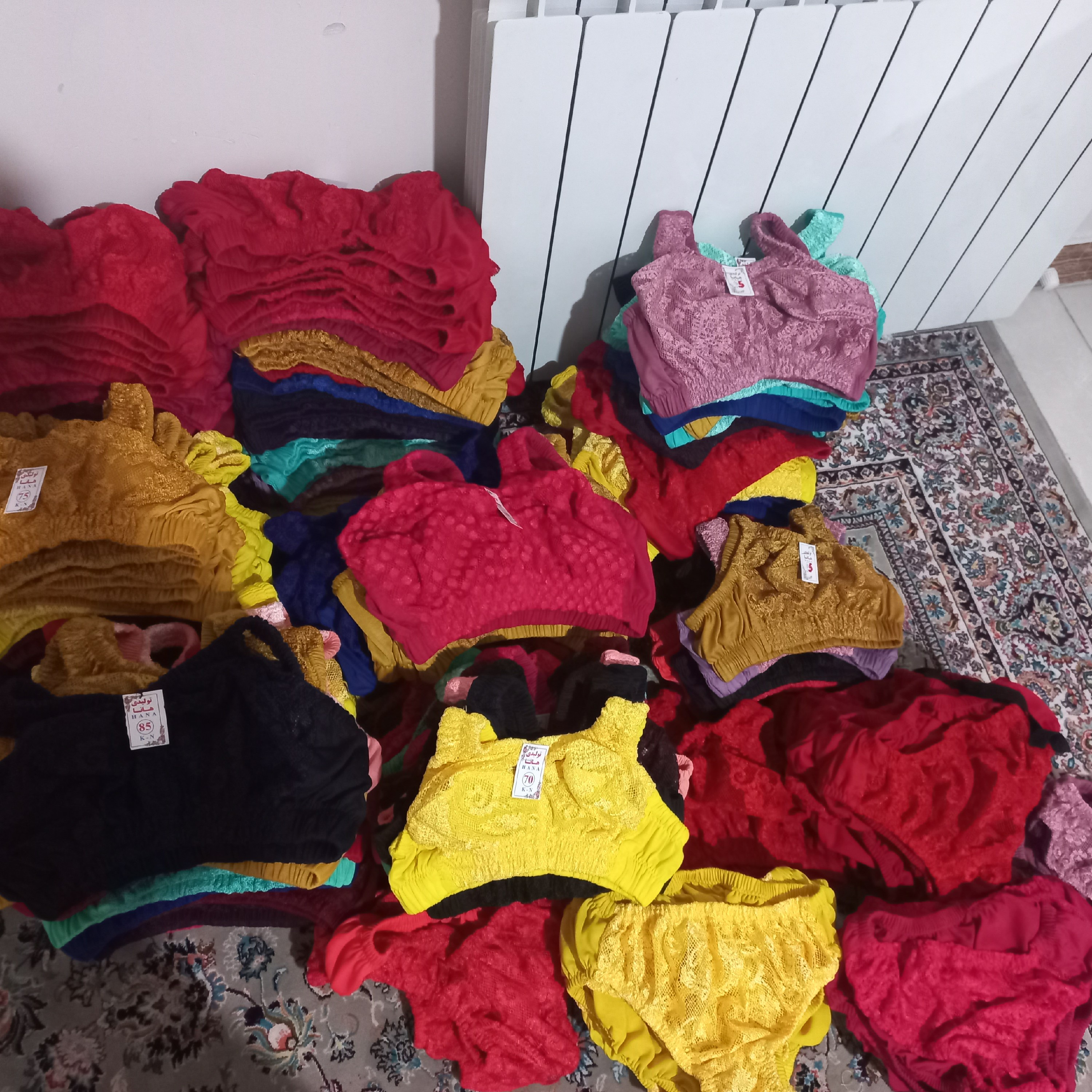 سوتین زنانه راحتی گیپور بدون قزن سایز 65 تا 100