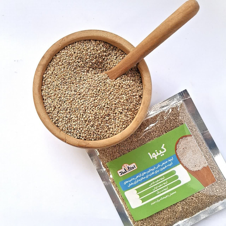 کینوا سفید ایرانی یک کیلویی پاک شده و تمیز (تخفیف ویژه)