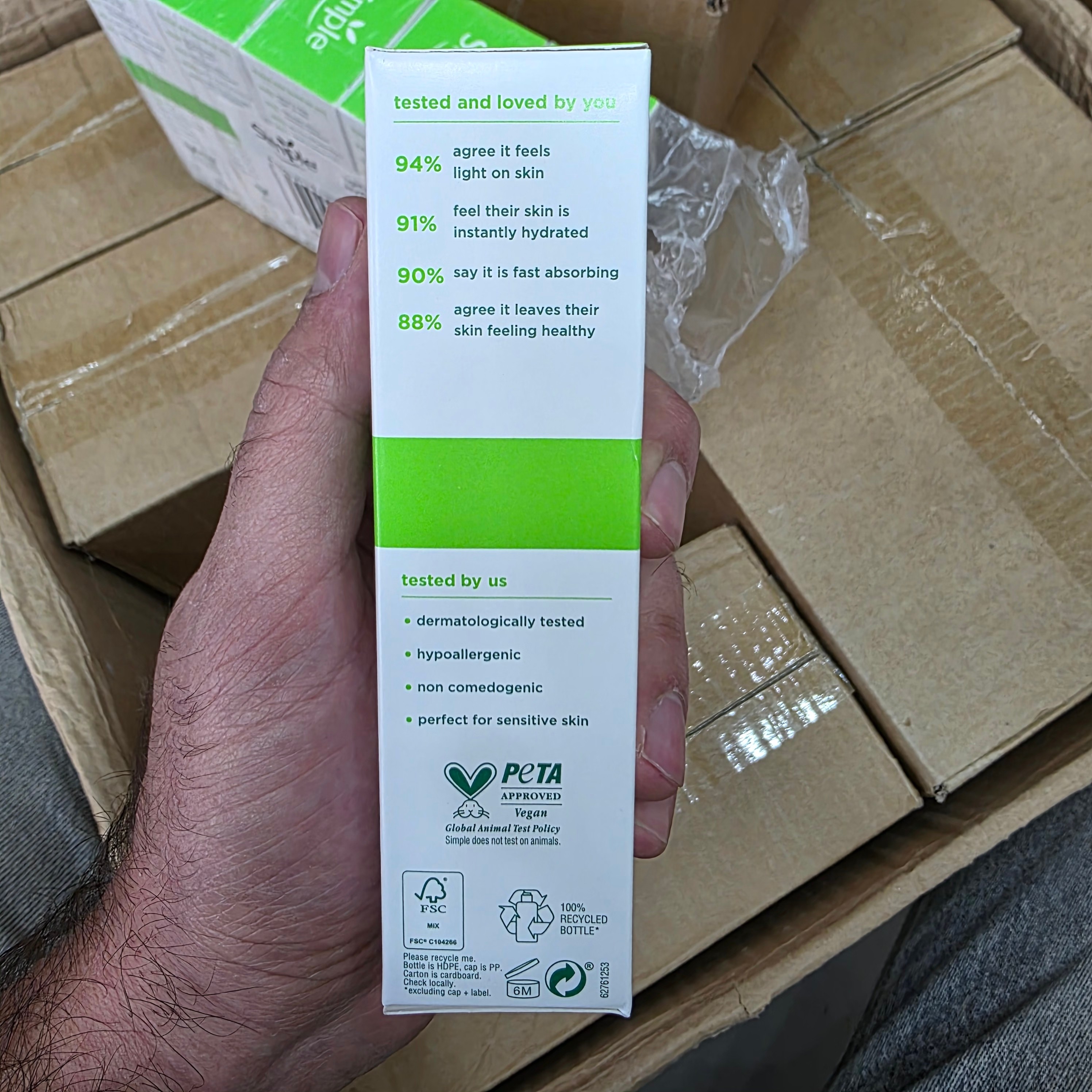 آبرسان سیمپل مدل لایت اصلی مدل جدید پوست چرب حجم 125ml