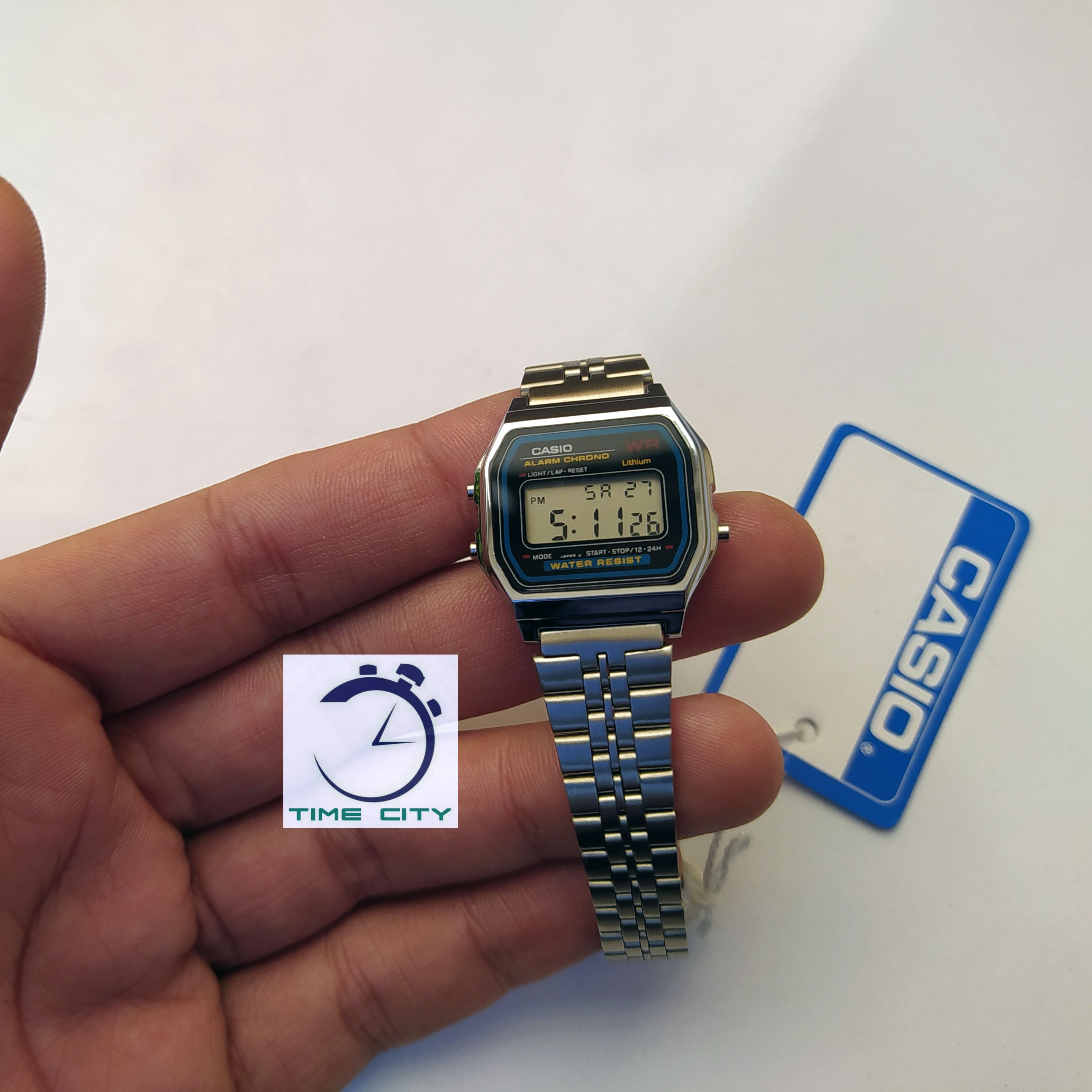ساعت کاسیو casio زنانه و دخترانه دیجیتال نقره ای
