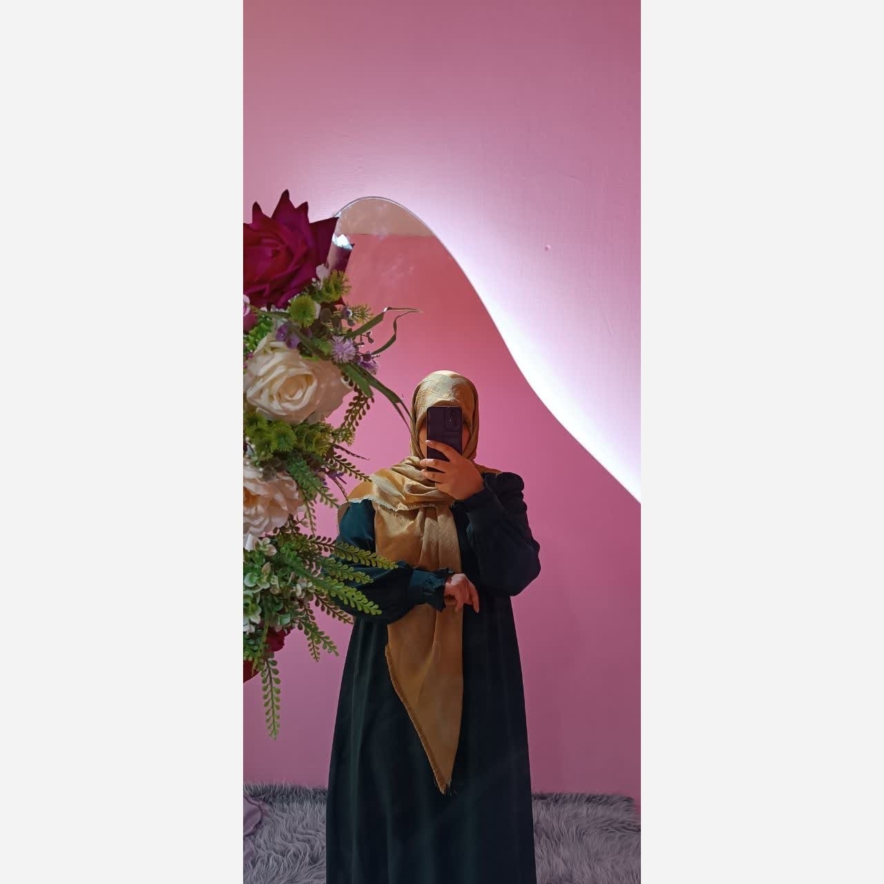 مانتو عبایی عربی مدل مهدا جنس سوپر الیزه