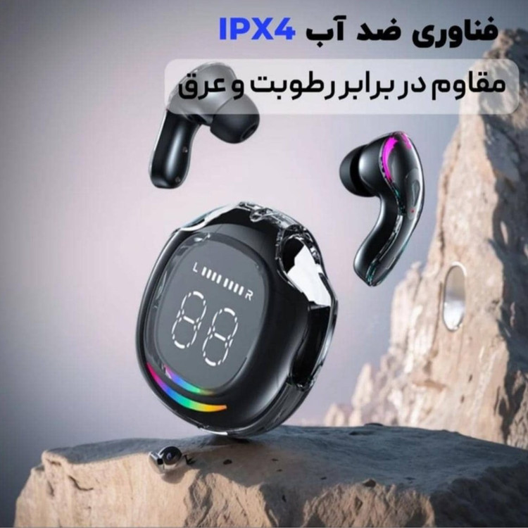 هندزفری بلوتوثی شیشه ای برند WROCKA مدل V5.4