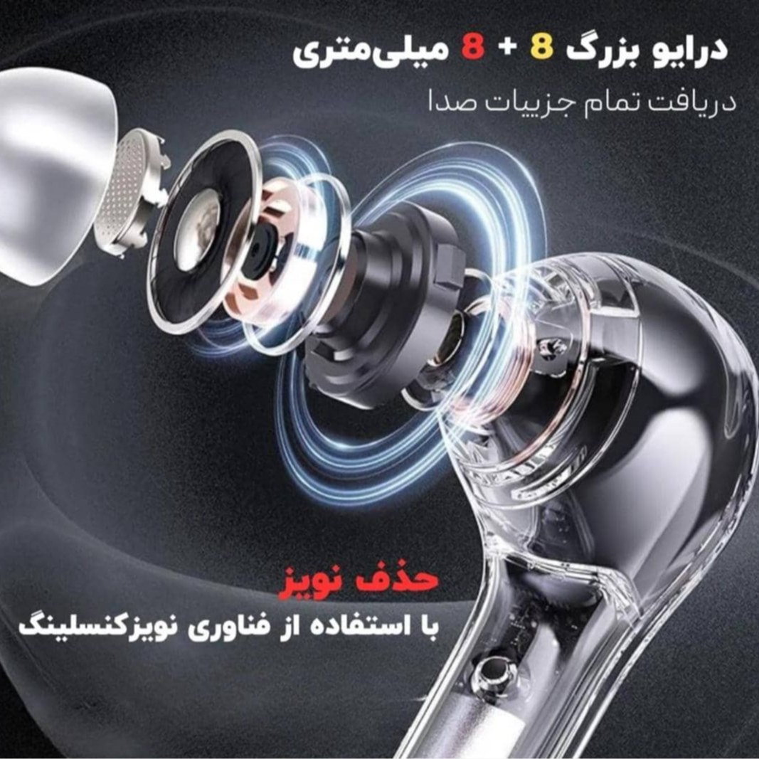 هندزفری بلوتوثی شیشه ای برند WROCKA مدل V5.4