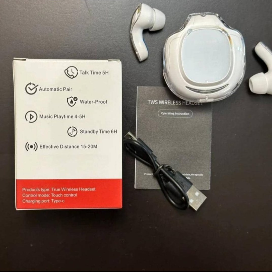 هندزفری بلوتوثی شیشه ای برند WROCKA مدل V5.4