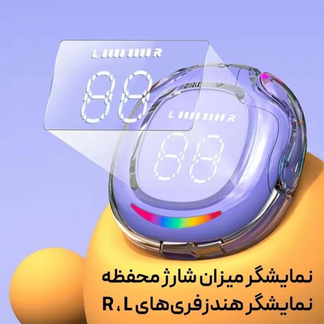 هندزفری بلوتوثی شیشه ای برند WROCKA مدل V5.4