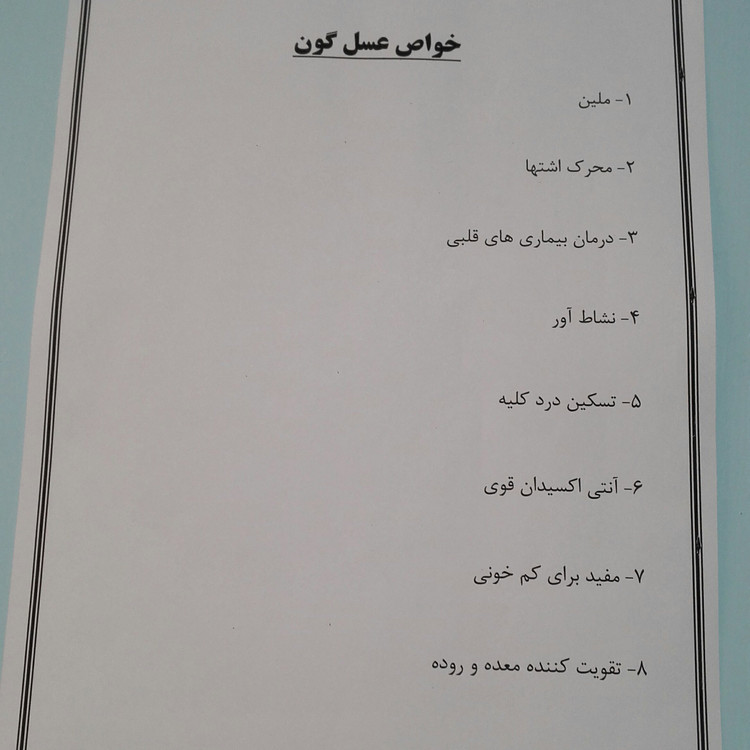 عسل طبیعی گون معمولی مستقیم از زنبوردار یک کیلوگرم برداشت 1405 ((پلمپ شده ))