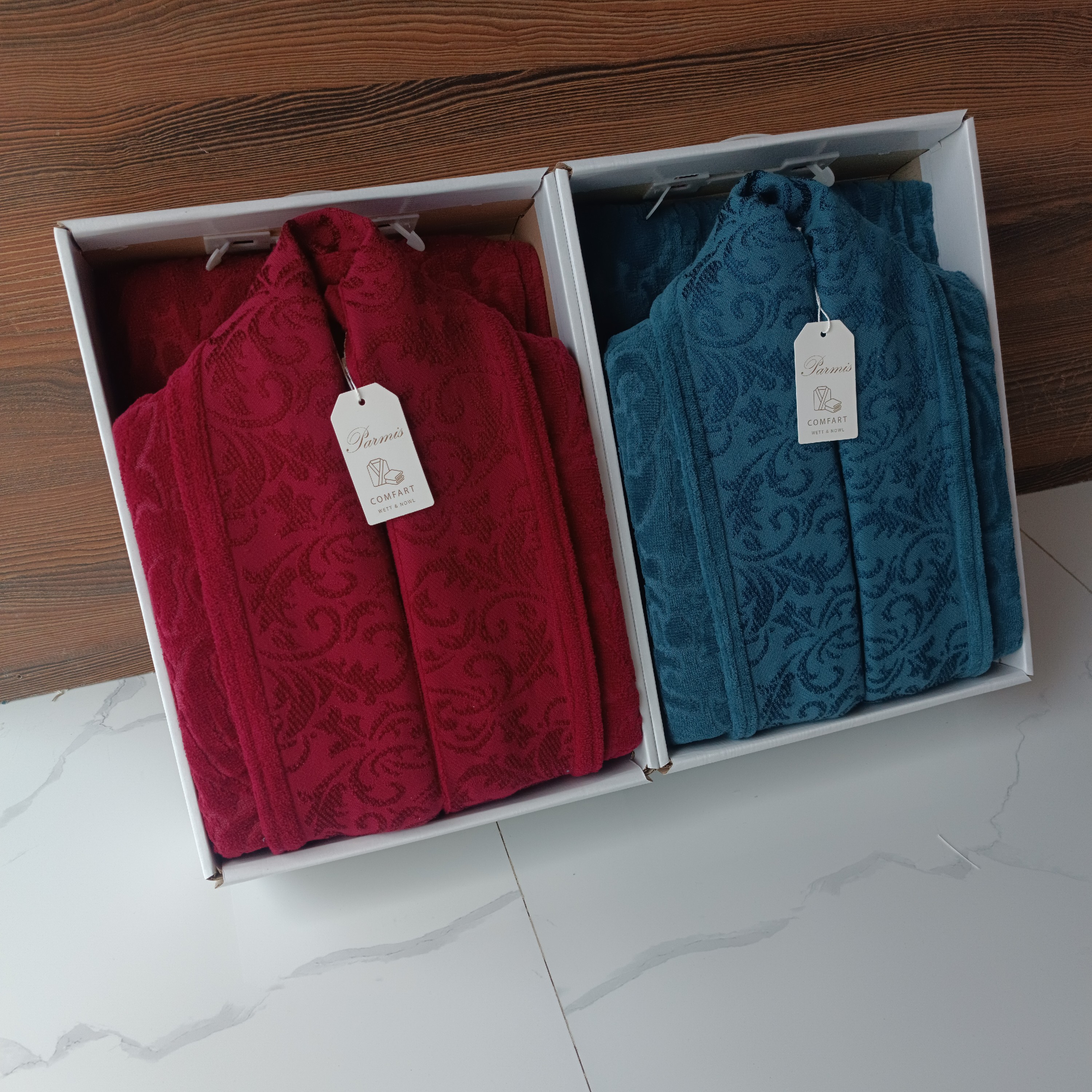 حوله تن پوش پالتویی پارمیس سایزبندی تکمیل