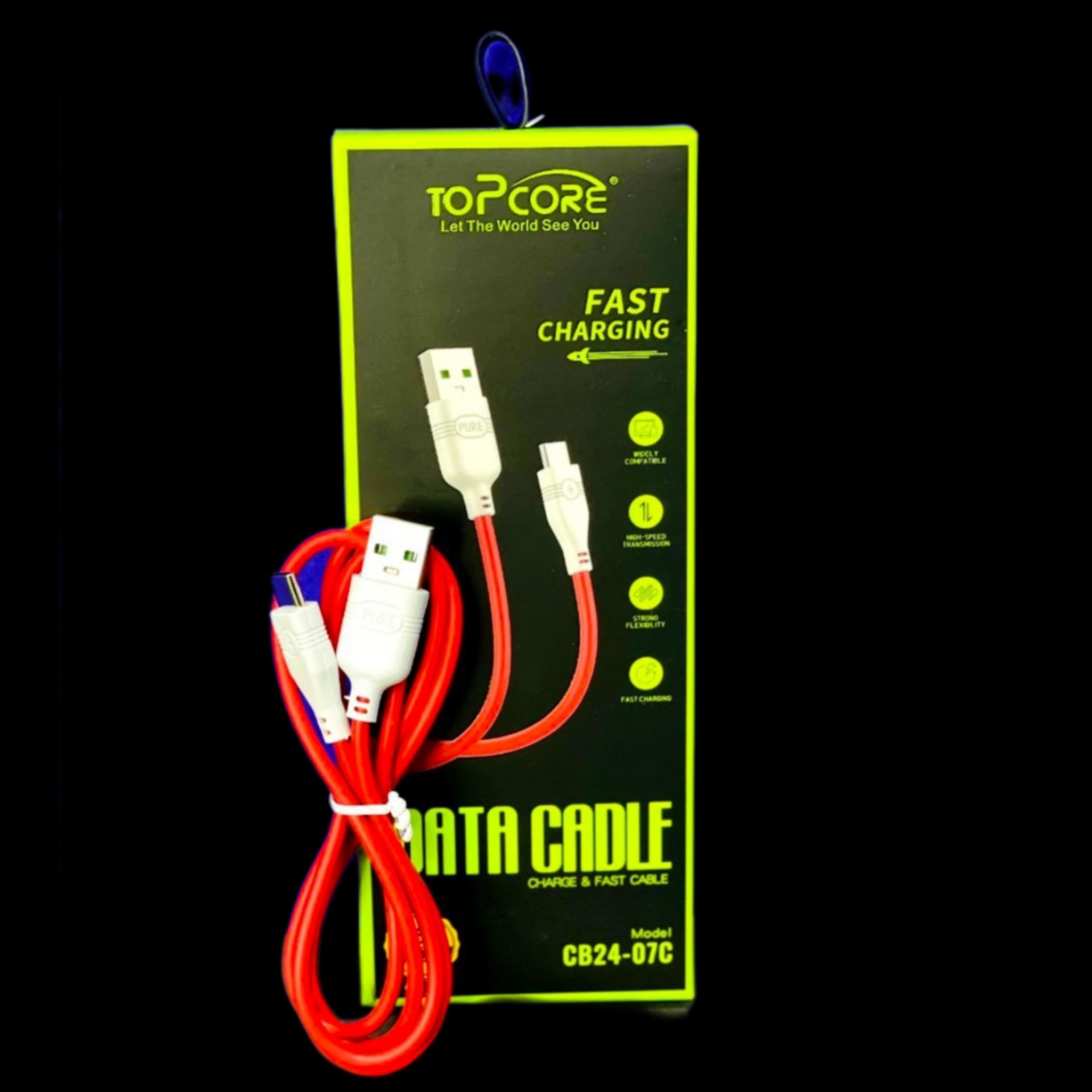 کابل شارژ تایپ سی فست شارژ مدل CB24-07C