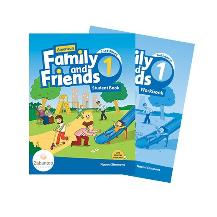 کتاب امریکن فمیلی اند فرندز American Family and Friends 1 2nd
