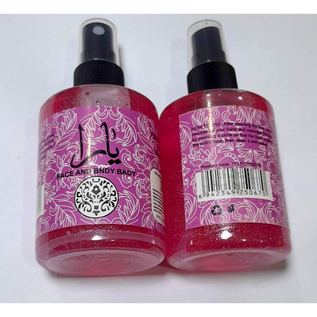 عطر مو یارا و باربی شاین دار 120 میل بسیار خوشبو ( محصولات پوستی سانیا )