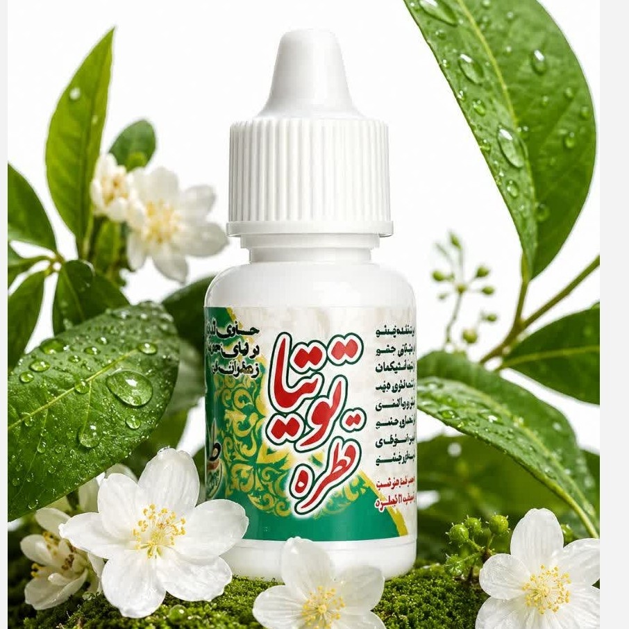 قطره چشمی توتیا، تقویت چشم، تقویت بینایی، برطرف کننده تاری دید، رفع خارش چشم، ضدعفونی کننده چشم، رفع خشکی چشم