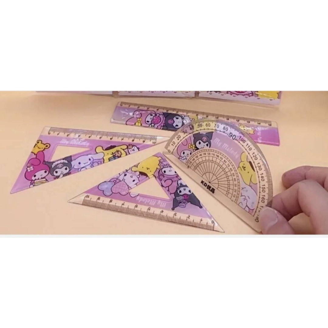 ست خط کش کرومی،ست هندسی کرومی