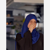 هدشال دوپیله ساده کرپ حریر در رنگ بندی